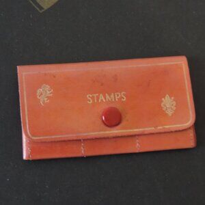 ARTAMOUNT Vintage Cowhide Leather Small Stamps Folio Gold Tooled Trim